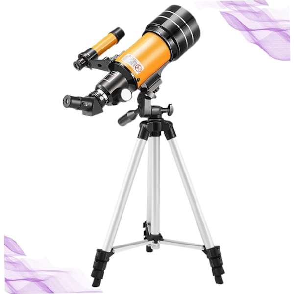 Astronomisk rumteleskop 70 mm refraktionsteleskop