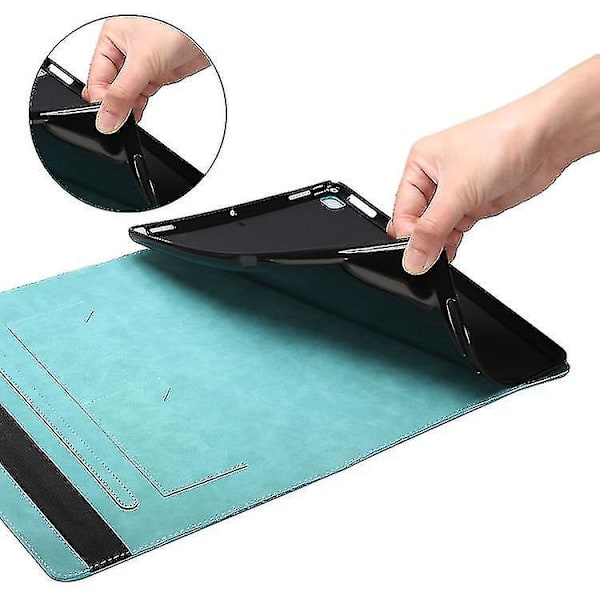 Galaxy Tab S6 Lite SM-P610 Rhombus Skin Flip Läderfodral