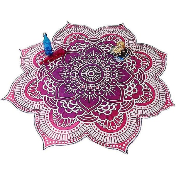 Mandala Rundt Tapestry Lotus Home Decor Bohemian Yoga Mat