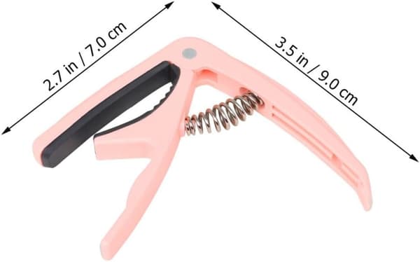 Ukulele Gitarr Universal Capo Abs och Metall Material Lätt att flytta med en hand Smidig klämfunktion Vacker inredning