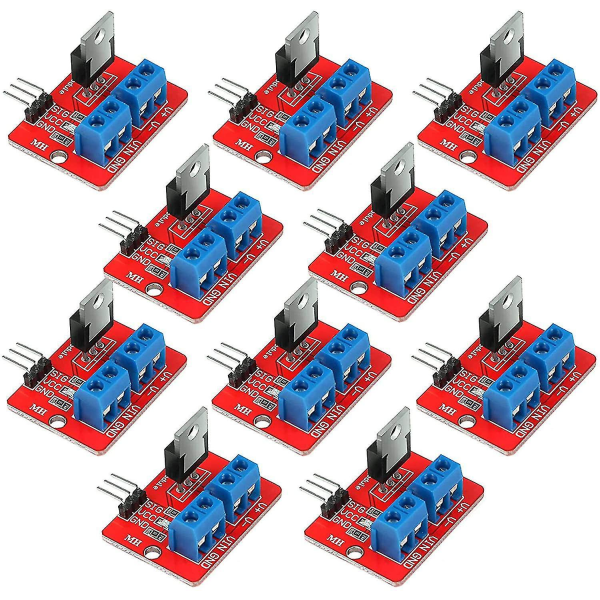 10 st Irf520 Mosfet Drivringsmodul för Arduino Pi