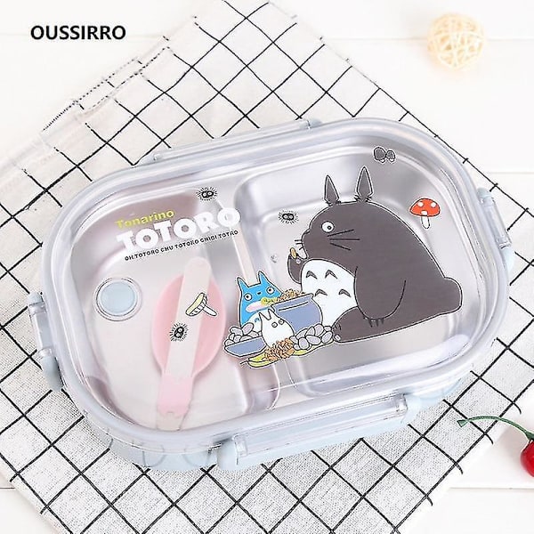 304 Rostfritt Stål Totoro Termisk Lunchlåda