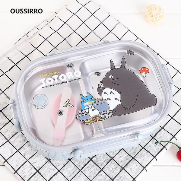 304 Rustfrit Stål Totoro Termisk Madkasse