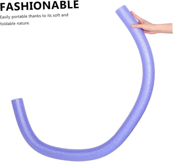 Solid Epe Foam Swim Noodle 6.5cm X 150cm Lila Flytande Pool Simtränare Vattenträningsutrustning