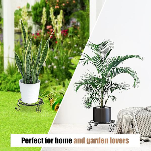 Plante Stativer, [3 stk] 9 Tommer Moderne Hjerteformet Plantepot Holder