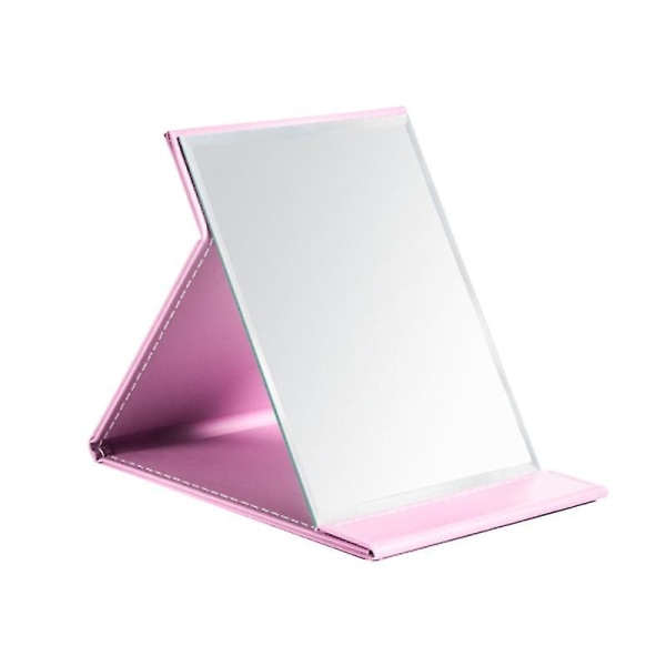 Makeup-spejl Foldebart spejl Minimalistisk udseende glas Fashion kosmetisk spejl Størrelse L Pink