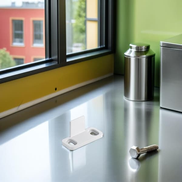 Låvedør Gulvføring 4 Sett Skyvedør Gulv Bunnføring Plastmateriale Maskinvare