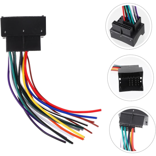 Bil Stereo Ledningsnet Radio Ledningsnet Universel Kompatibilitet Intet Behov for Klipning Let at Installere