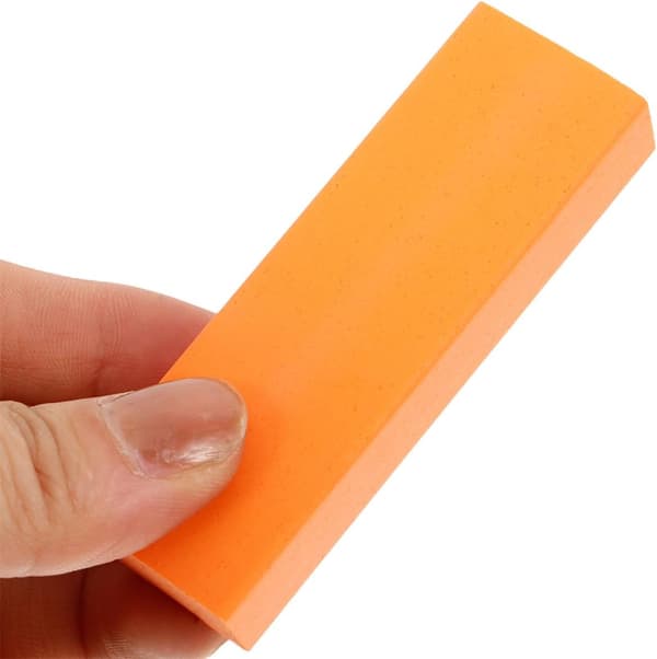 3 stk. køkkenpletfjerner viskelædere orange, rustfrit stål vandpletfjerner