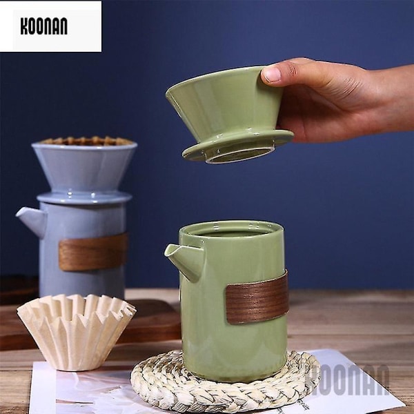 Keramisk Drypkop Kaffe Filter Hæld Over Kaffe Maskine Tragt Drypper Kaffe Filter Kop Espresso Co