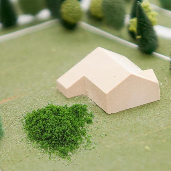 Svamptræpulver Kunstigt Mosspulver til DIY Sandbord Byggemodel Landskabsbasismateriale