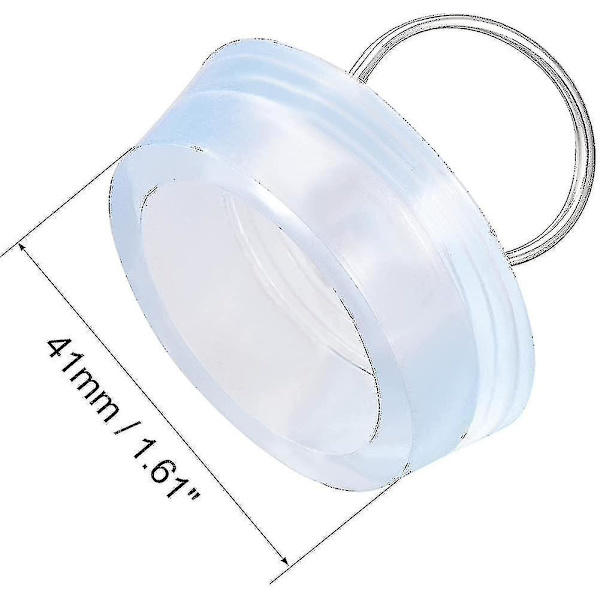 Gummikork till handfat. Avloppskork Klar Passform 42-44mm Med Hängring