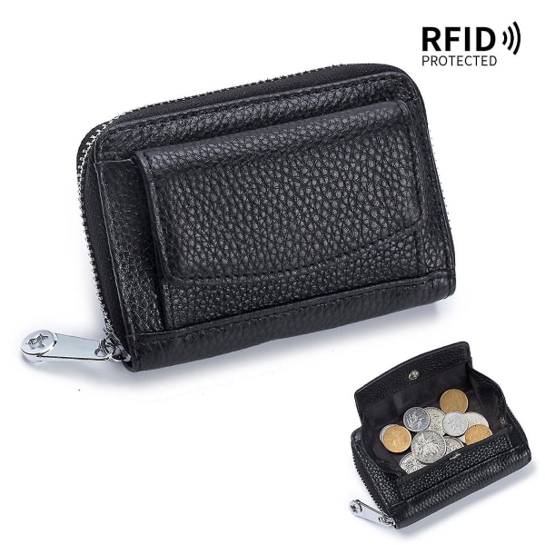 RFID-blocker Plånbok för Pengar, Mynt, Kort - Business Style för Kvinnor White