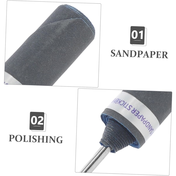 10 st Sandpapper Slipstift Sandpapper Polerad Stång Elektriska Verktyg