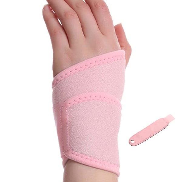 Håndleds tommelfingerskinne Håndstøttestrop til kvinder, justerbar sportsbeskytter kompressionsbinder til karpaltunnelsyndrom, gigt, senebetændelse