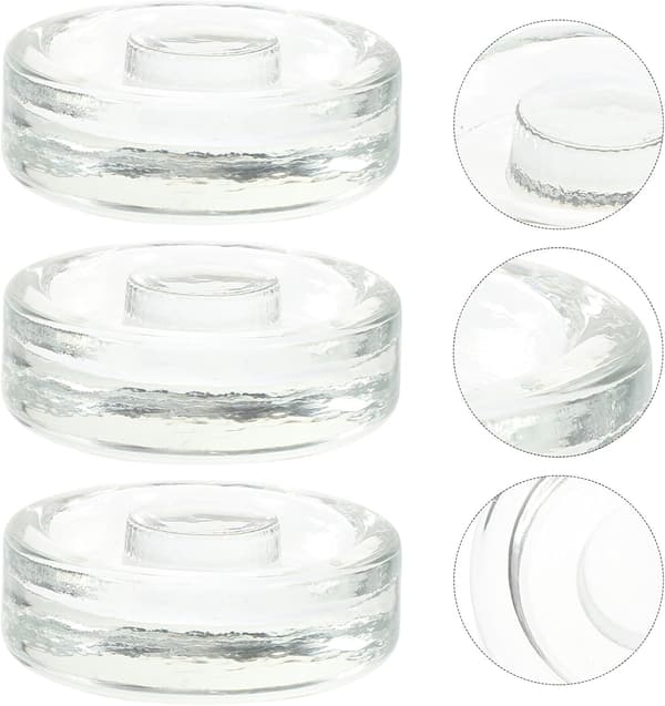 3 stk. glassvekter, fermenteringslokk, solid forsegling, kraftig glass