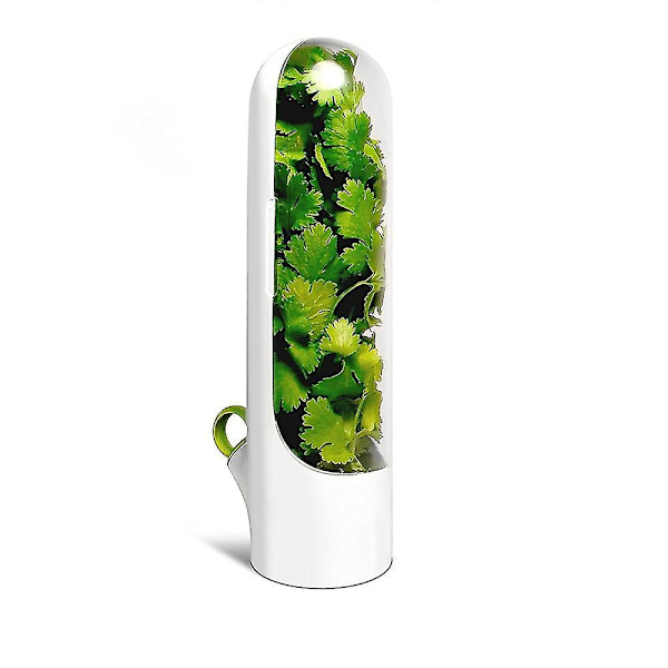 Best Keeper for Freshest Produce - Oppbevaringsbeholder for friske råvarer og urter i kjøleskapet (1 stk, hvit)