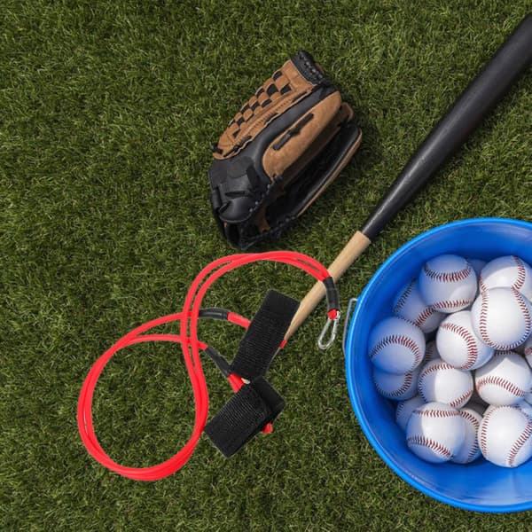 Baseball Pitcher Modstandsbånd Rød Softball Slagtræningstræner til Ungdomspitching