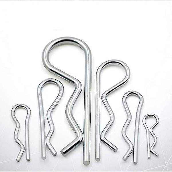 50 stk. 1,5 mm x 35 mm Rustfrit Stål R-Formet Cotter Clip Pin