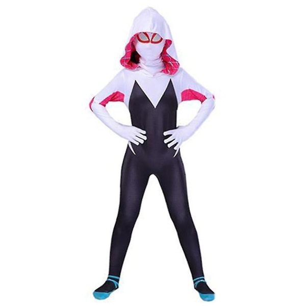 Kids Girl Spider-woman Supersankari puku Fancy Jumpsuit 7-8 Years