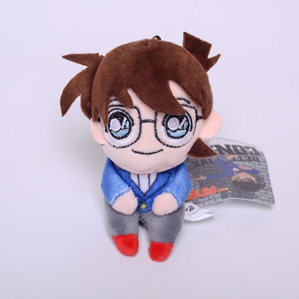 12 cm Anime plys vedhæng fyldt legetøj Kaitou Kid Mouri Ran Haibara blød nøglering til børn fans Conan Edogawa