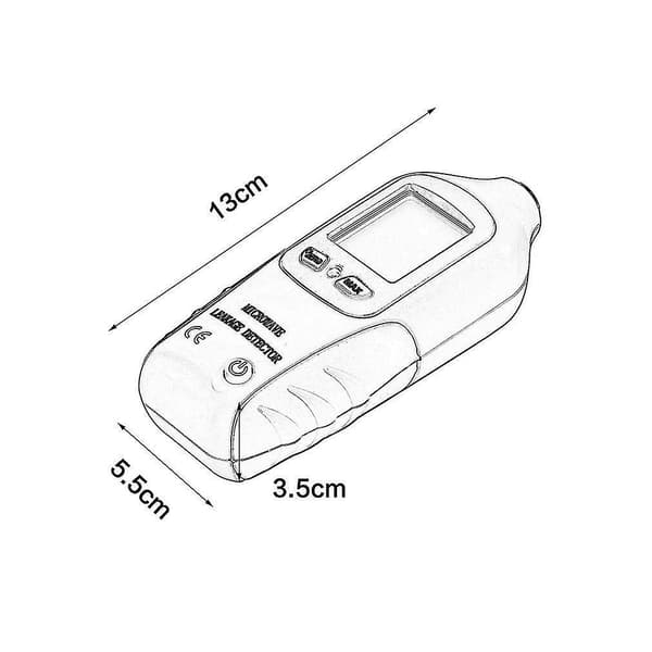 HT-M2 Digital LCD Mikrovågsläckagedetektor