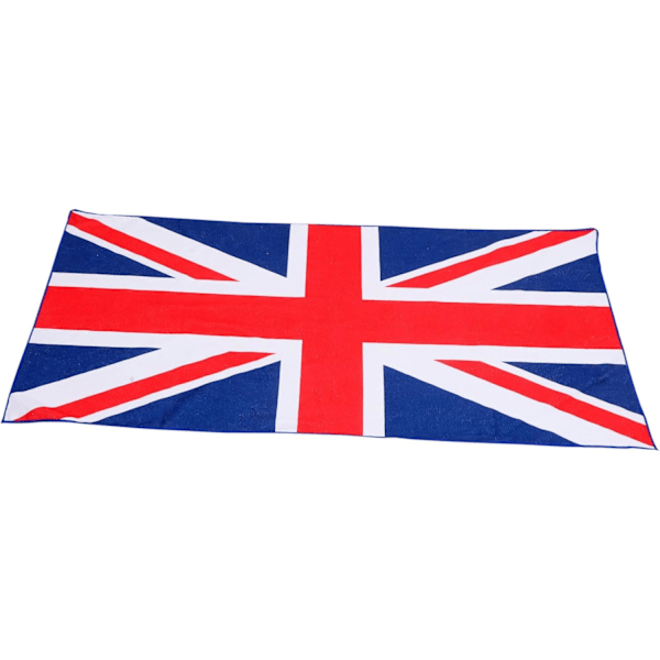 Matkailu Pyyhe Union Jack -kuvio Pieni Rantapyyhe Nopeasti Kuivuva Kompakti Kesään