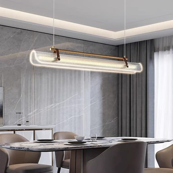 Led Pendellamper Lineær 3000k Nordisk Luksus Lysekrone