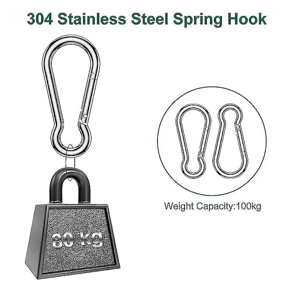 Solsejl Hardware Kit 304 Grade Rustfrit Stål Anti-Rust Solsejl