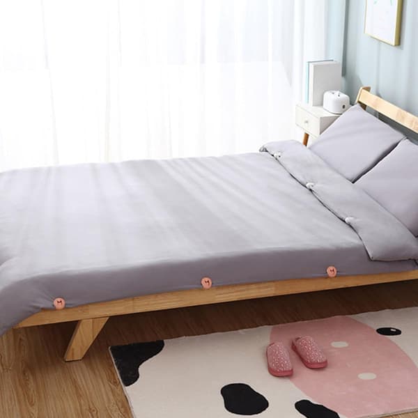 12 stk dynetrekkklemmer dynefester ABS-materiale Nålfri design Fast grep