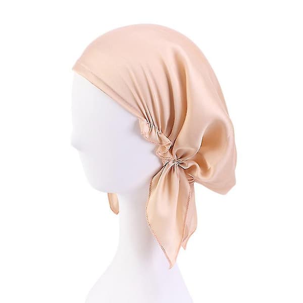 Satin Sovhuva, Sovhatt, Hårscarf för Sömn, Nattmössa