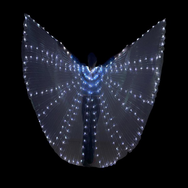 Butterfly Led Lighting Fairy Wings -värinen juhlapuku