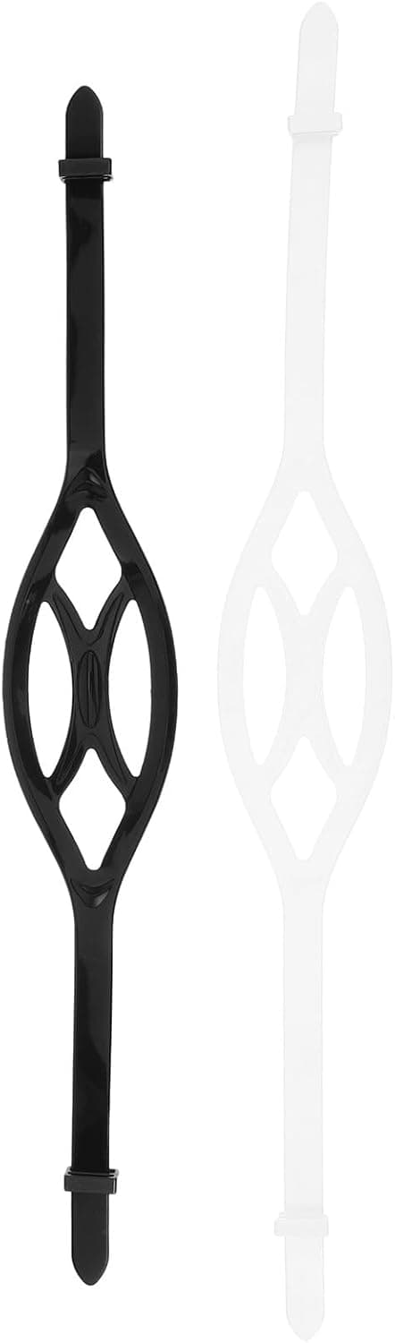 2 stk silikon svømmemaskestropper erstatning, elastisk dykkermaskestroppholder