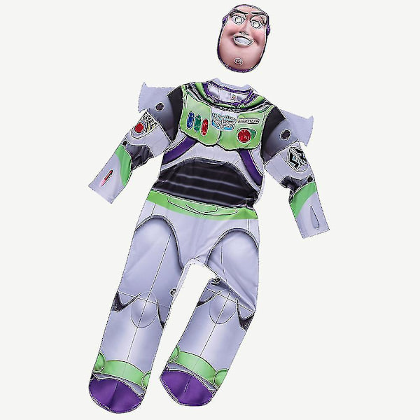 Buzz Lightyear Barnedrakt for Barn - Superhelt Anime Cosplay Kostyme XS