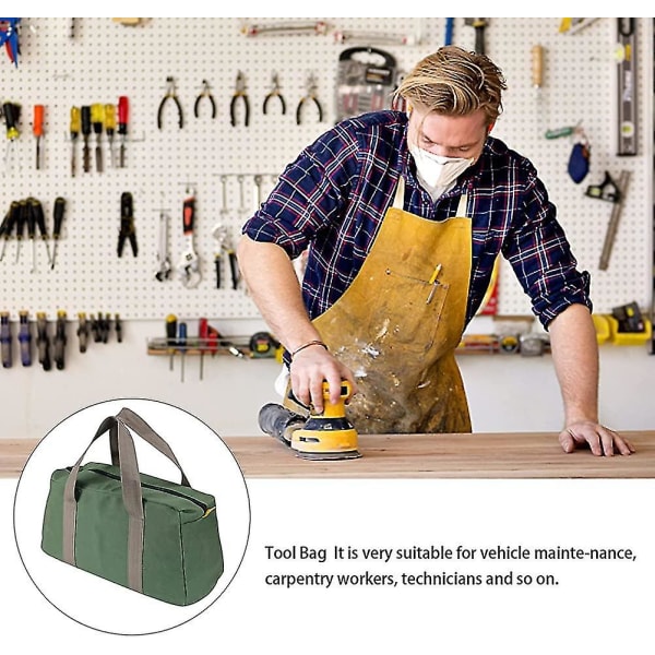 Multifunktionell tygväska i canvasverktyg, vattentät och robust, för män och kvinnor,
