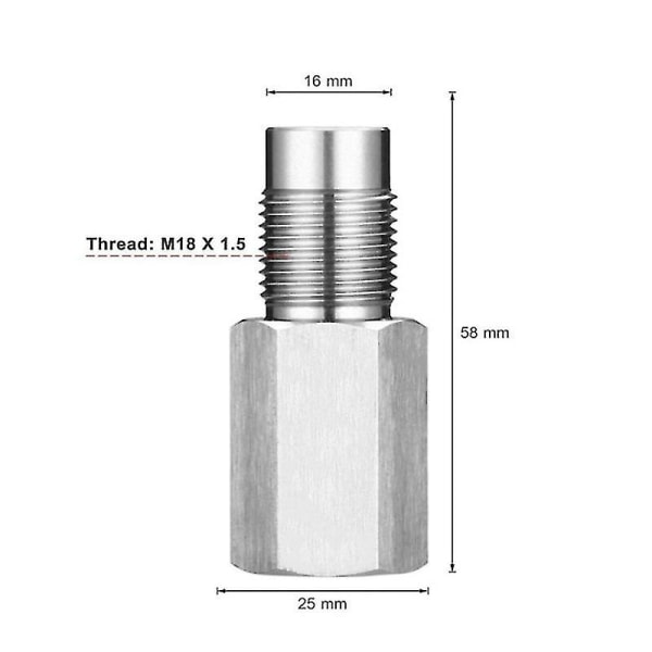 Mini Katalysator Oxygen Sensor Off, Bil Lysdetektion Oxygen Sensor Stik Skrue Klar