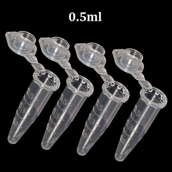 1000 stk. Mikro Plastprøveglas Centrifugeglas