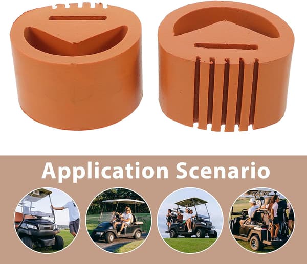 Golfbil Snubber Bussning Gummi Motorfäste Vibrationsdämpare Par