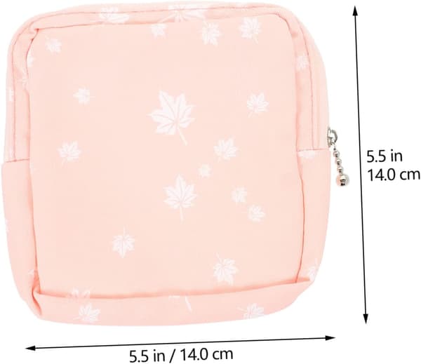 2 stk. oppbevaringsveske for bind, liten multifunksjonell beholder for menstruasjonsbind
