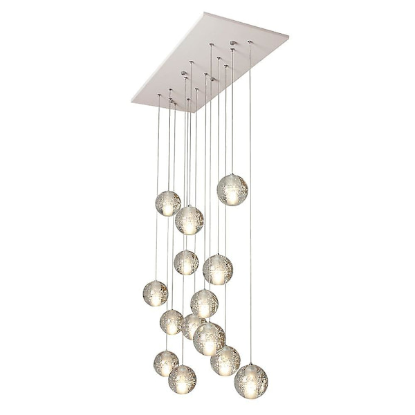 14 Glödlampor 10cm Dimbar Hänglampa Metallkluster