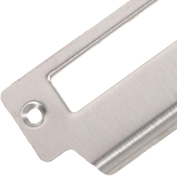 6 st Dörrförstärkningsplatta Slagplatta Deadbolt-skydd Rostfritt stål Silver Enkel installation Dörrlås
