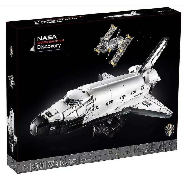 Nasa Space Shuttle Discovery 10283 Modelbygningssæt - Rumskibskollektion med Hubble-teleskop, Detaljeret udstilling