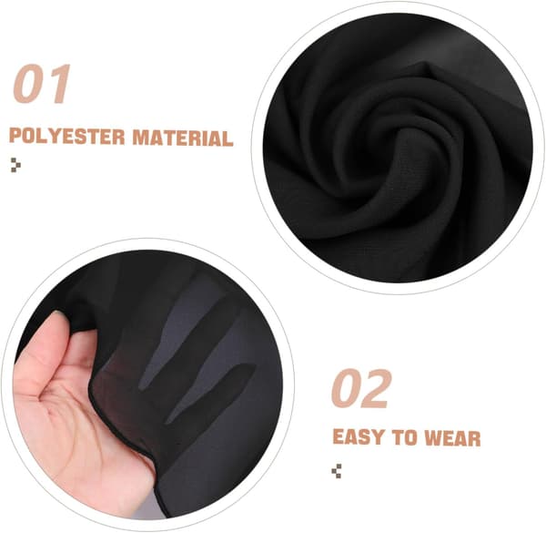 Letvægts polyester aftenkjole capelet elegant pullover bryllupssjal