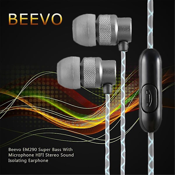 Beevo EM290 Superbasmikrofon Hifi Stereo Isolerande