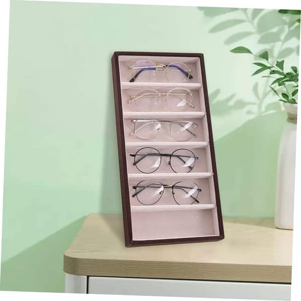 2st Glasögonställ Glasögon Läsställ Grå Förvaring Lätt Glas