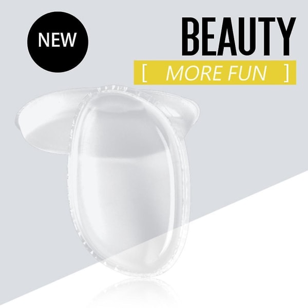 Silikon Jelly Kosmetisk Skönhetssmink Transparent Makeup Puff