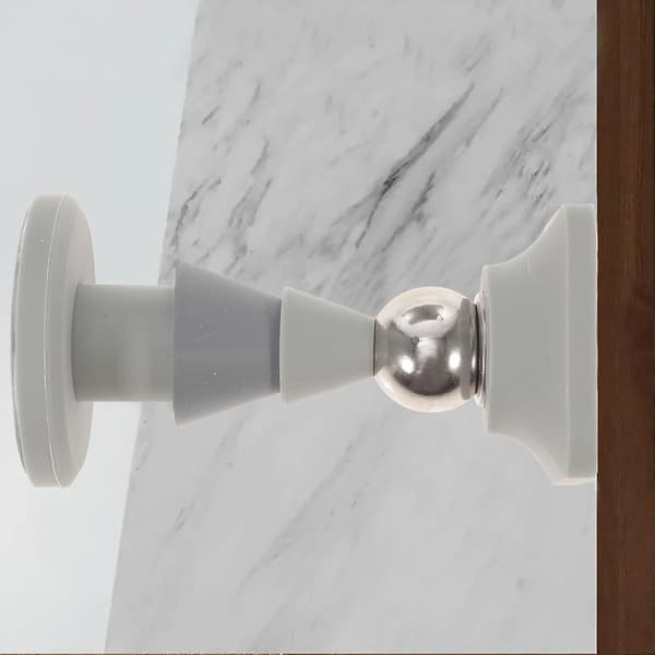Magnetisk dørstopper gulvmontert liten silikon dørstopper for hjemmebad leilighet gulvmontering