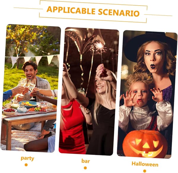 30 stk. Halloween papirkopper til fester og græskardesign til drinks til fejringer og sammenkomster