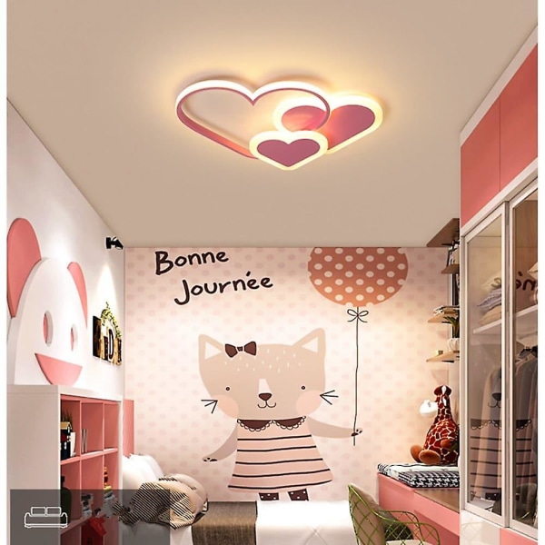 Moderne LED Taklampe Hjerteform Barnerom