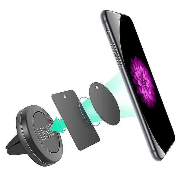 Magnetisk Bilhållare för Luftventil för Telefon GPS